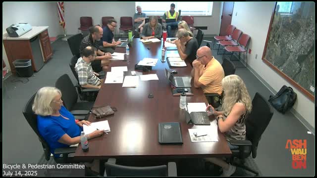Brown County consultant reports 141 responses to Ashwaubenon pedestrian‑bicycle survey; committee to refine goals at August meeting