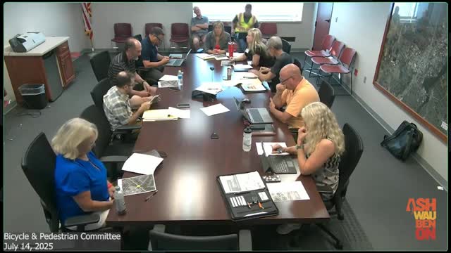 Committee to study pedestrian accommodations near PAC at Bridgill and Spandrel; public safety, public works to return in August