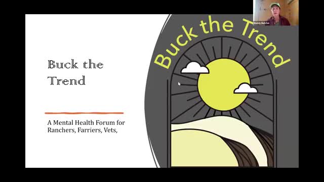 ‘Buck the Trend’ presenter urges culturally tailored rural mental-health outreach