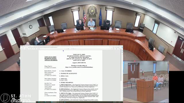 Saint John BZA approves 396‑sq‑ft accessory structure at Chestnut Cove