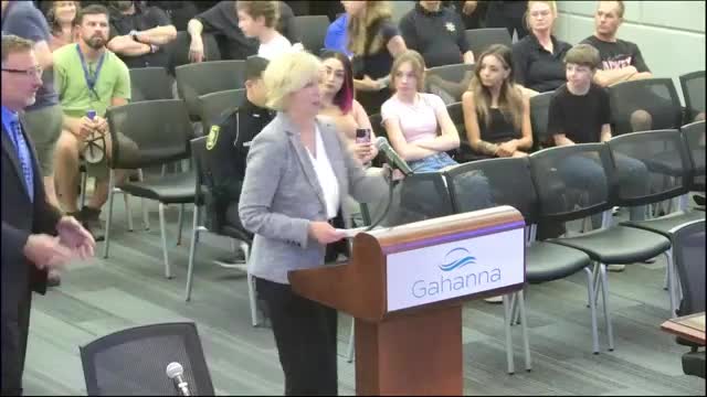 Gahanna swears in new officer and promotes Ethan Moffitt to deputy chief