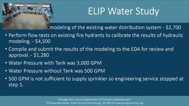 Study finds Ellis and Lafayette industrial park lacks required fire flow without additional tank