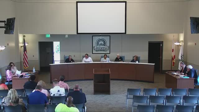 Athens council certifies Aug. 26 election results, orders Sept. 23 runoff in District 3