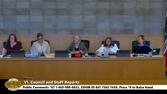 Arcata staff and community discuss homelessness response; volunteers report trash removal efforts and call for services