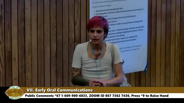 Residents condemn Arcata encampment 'sweeps' and question city's contract practices; some allege Brown Act violations