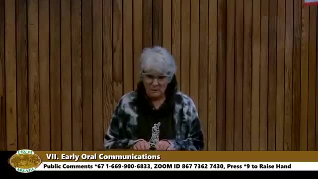 Residents urge council to halt encampment sweeps and reduce policing in plaza; callers describe enforcement and displacement concerns