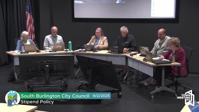 South Burlington council approves $50 volunteer stipend, sets opt-in process and $67,000 cap