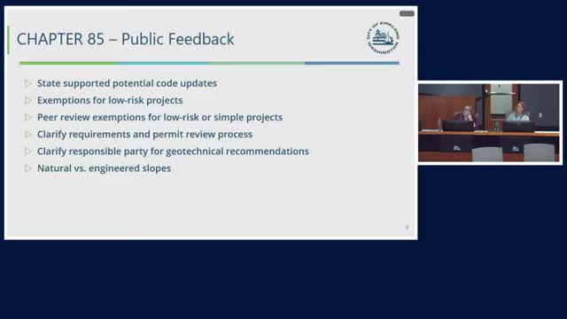Kirkland Planning Commission Reviews Landslide Hazard Code Amendments for Community Feedback