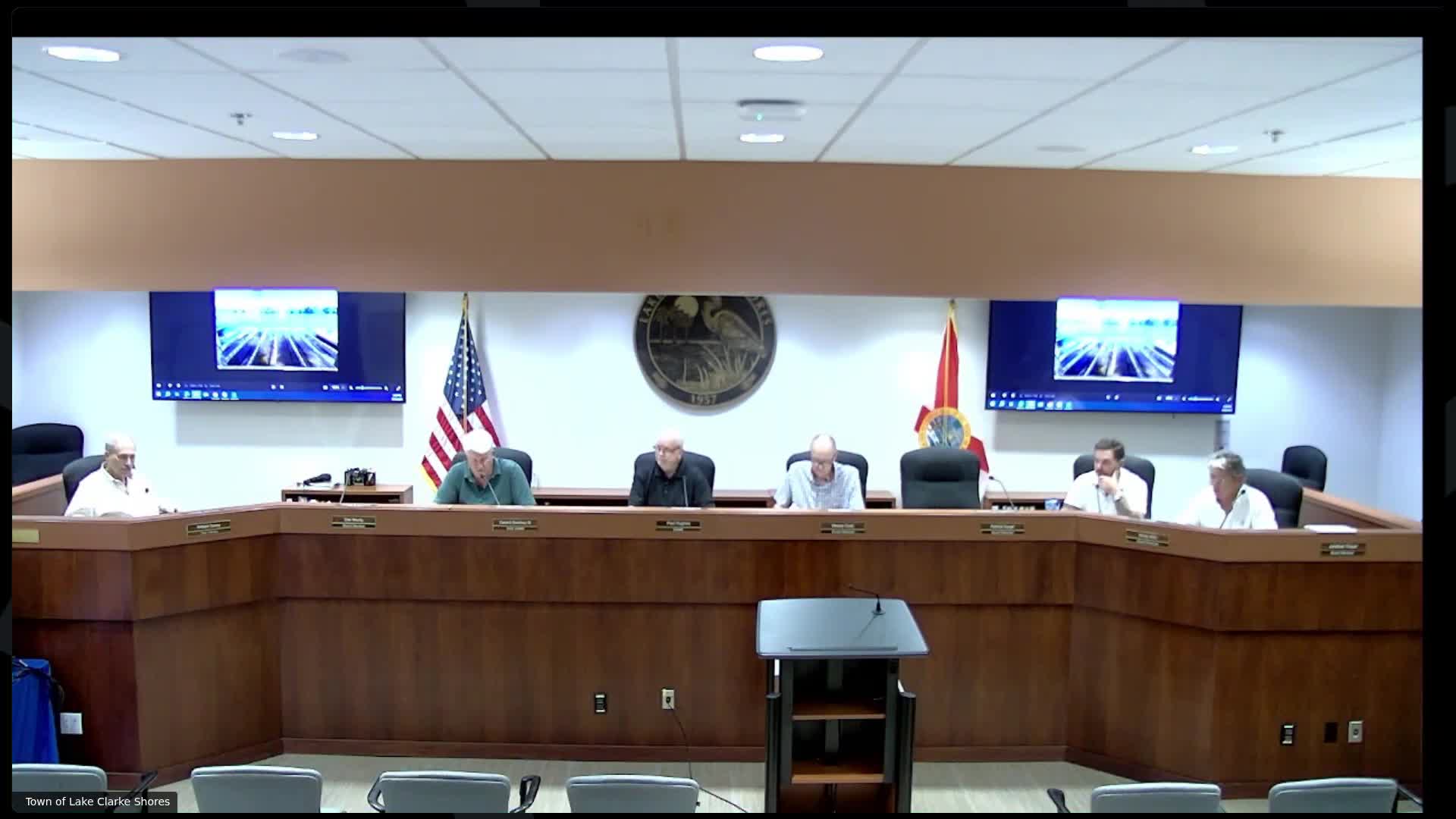 Downing asks for time to repair driveway; Lake Clark Shores board continues violation hearing to Oct. 21