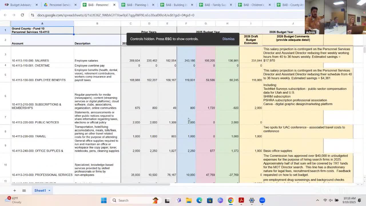 Personnel services proposes 36‑hour option for select directors to meet 5% reduction target