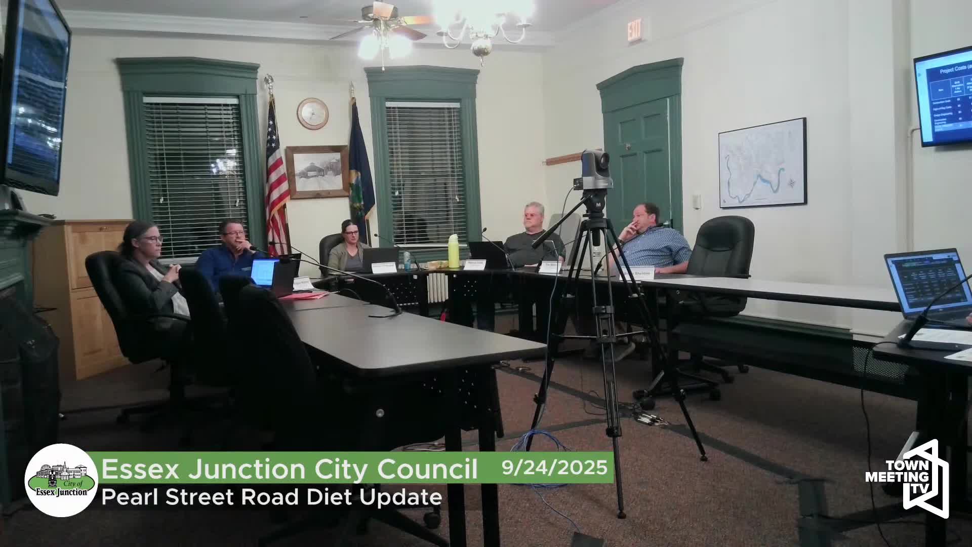 City Council Reviews Cost Adjustments for Ethan Allen Avenue Safety Project