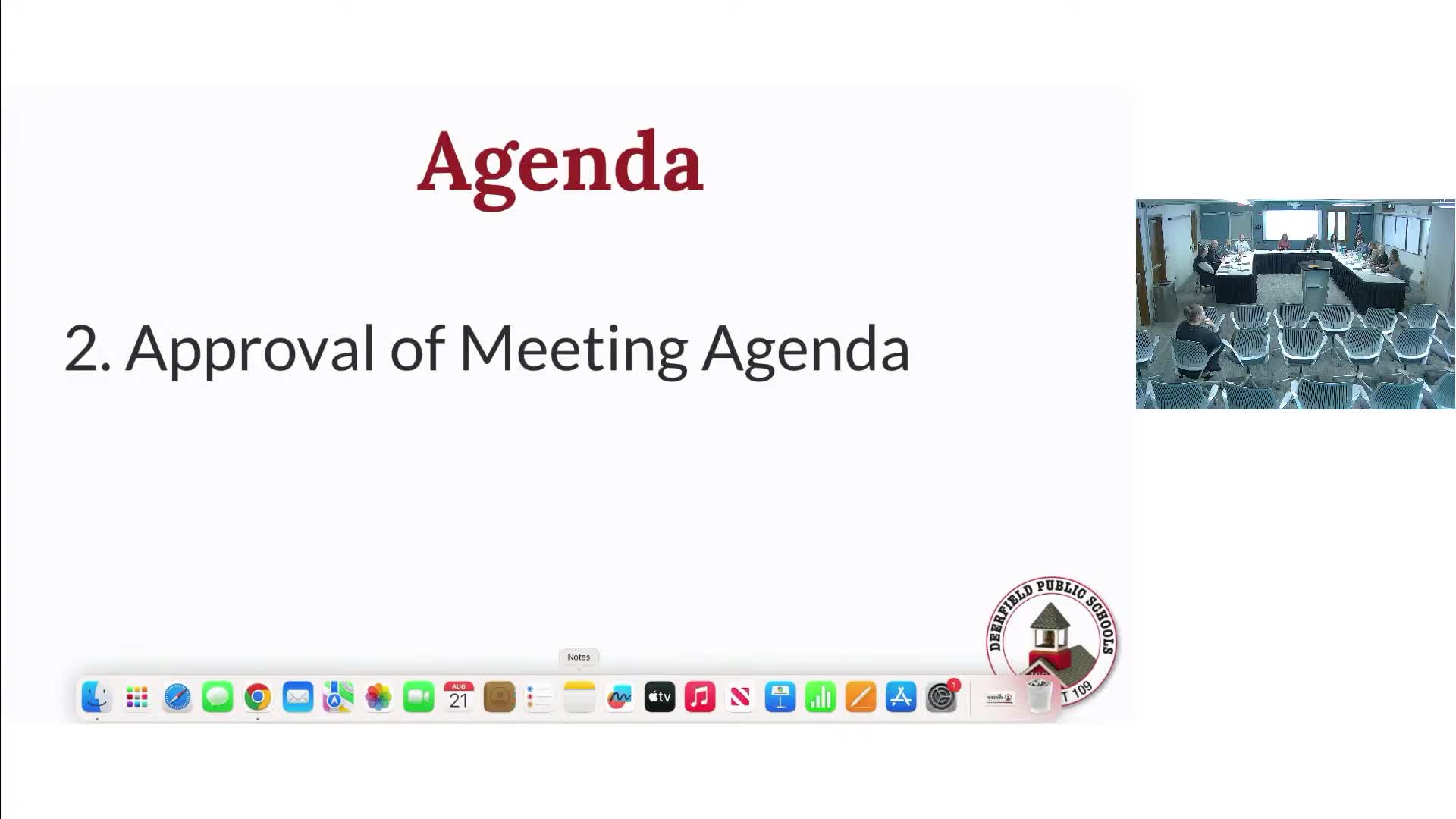 Deerfield board approves final 2025–26 budget, debt-service and fund-transfer resolutions