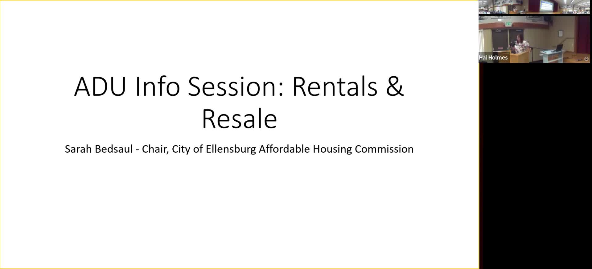Ellensburg commenter: strong rents strain residents; homeowners urged to weigh resale and financing