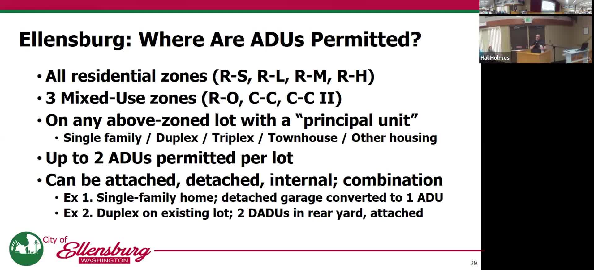 Ellensburg outlines accessory dwelling unit rules: size, zones, setbacks