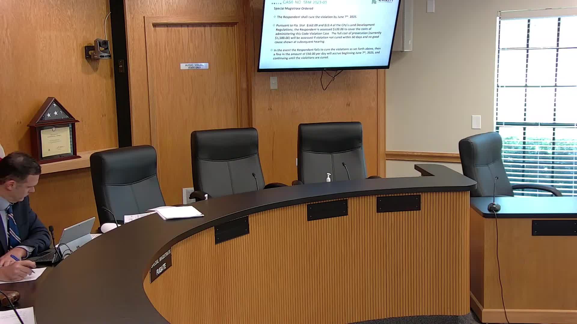 Magistrate halves requested prosecution cost and gives Rustic Oaks to Sept. 1 to finish permitted repairs