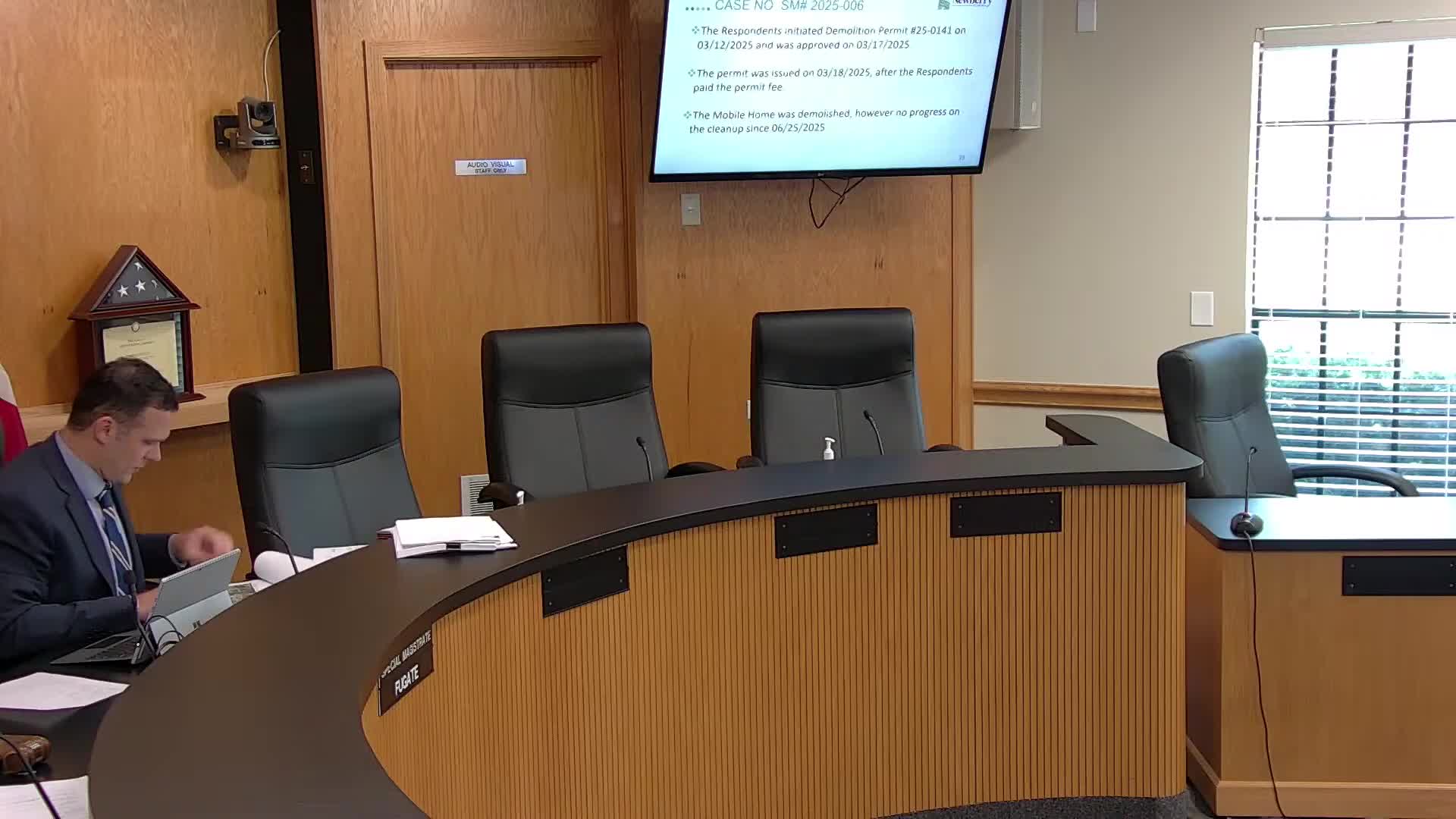 Magistrate gives property owners 14 days to remove demolition debris or face fines