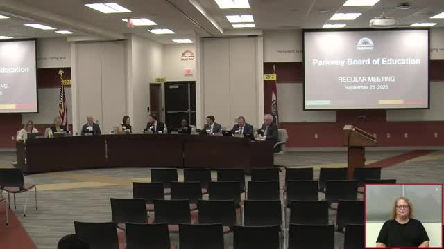 Parkway Board Approves 2025 2026 Partnership Agreement with Special School District