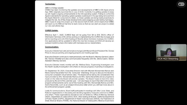 California Board Enhances Public Outreach on Consumer Complaints and Licensee Engagement