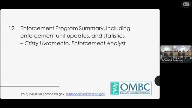 Enforcement Unit Enhances Complaint Process and Analyst Communication at OMBC