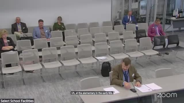 Select Committee sponsors bill to make expanded school maintenance funding permanent; moves $31.9M major maintenance, $11.8M routine funding in draft