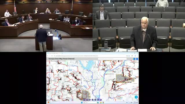 Board weighs HOA request to restore decorative pavers at Mary Wilson Drain crossing; county cautions against using maintenance funds for encroachment