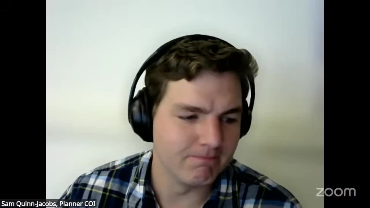 Planning board reviews rooftop amenity plan, requests product specs and operations details for 215 College Avenue