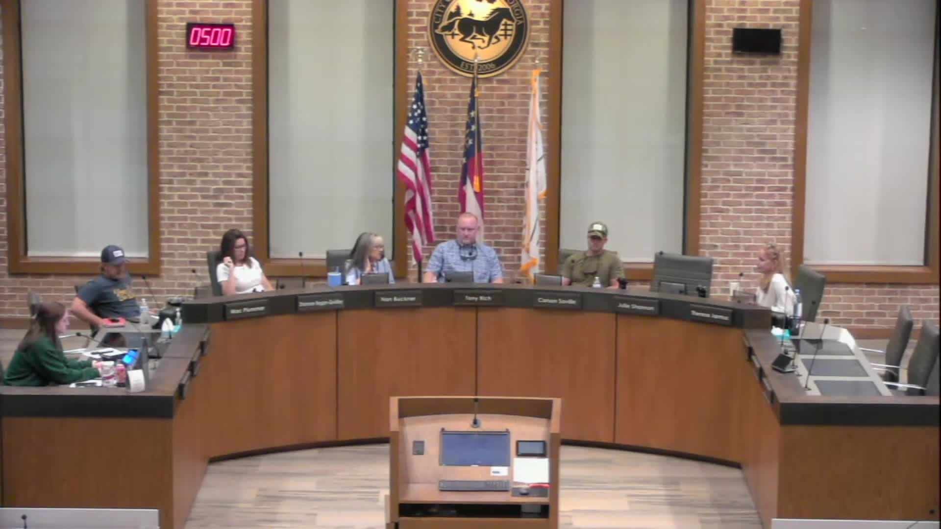 Committee hears ongoing staff follow‑up on Bates property; members envision ring, layover and membership uses