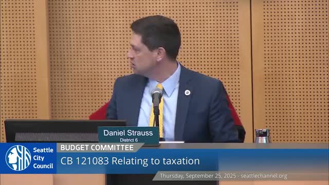 Seattle Council Discusses Public Safety Tax Proposal Amid Budget Deficit Concerns