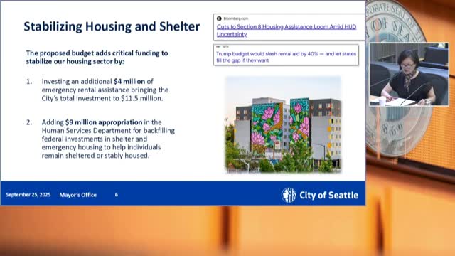 Seattle allocates $4M for emergency rental assistance and immigrant services amid federal cuts