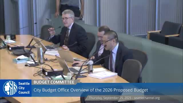 Seattle’s 2026 proposed budget balances record housing spending with new public-safety revenue plan