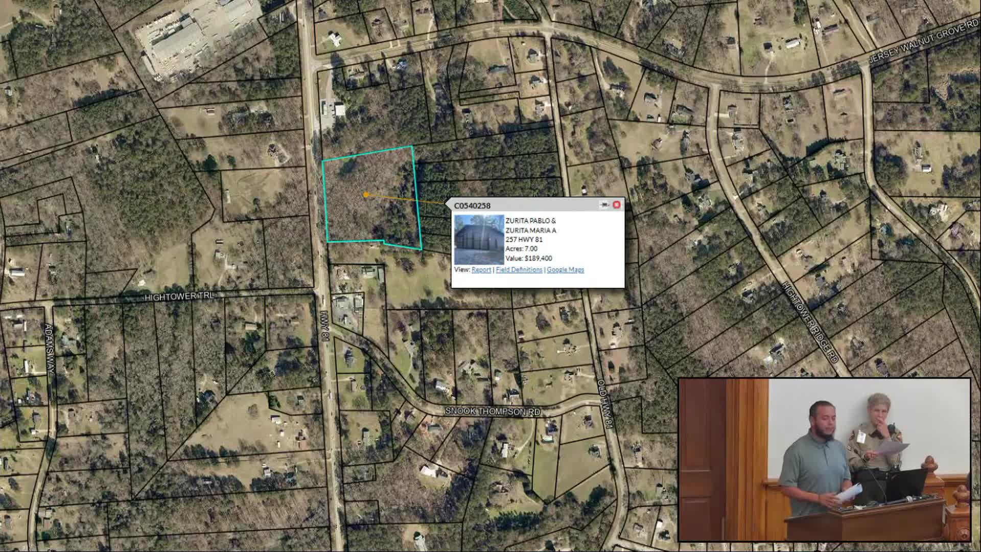 Planning commission backs rezoning for mini‑storage at 257 Highway 81 with security and lighting conditions