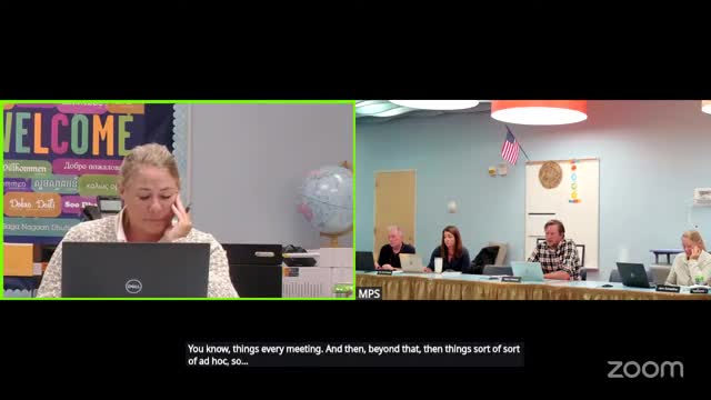 Committee accepts $500 donation to Brown School from Making Ends Meet Foundation