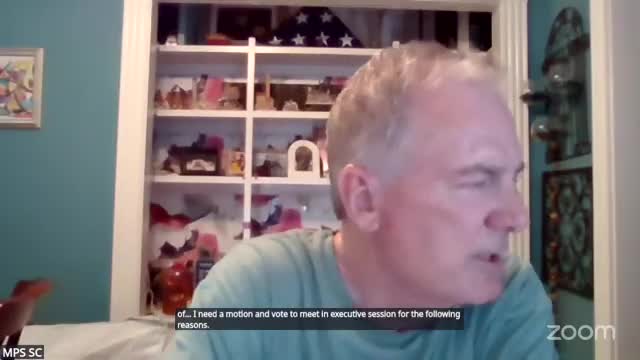 School committee votes to enter executive session on collective bargaining and threatened litigation