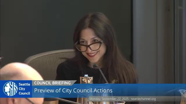 Transportation chair says committee advanced district project fund resolution and a first‑in‑nation e‑cargo bike permit program
