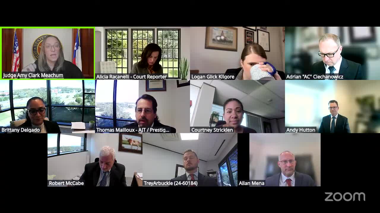 Court assigns complex multi‑party construction case to Judge Mangrum with Dec. 8 trial date