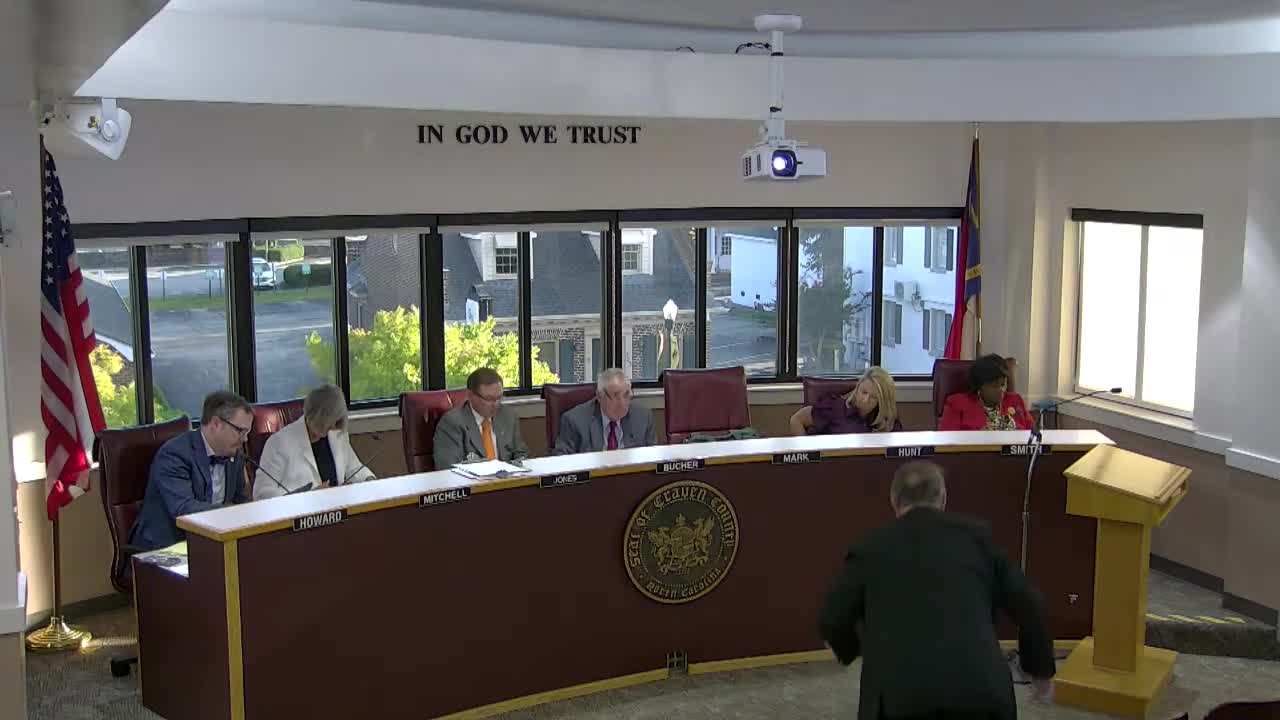 Speaker asks commissioners for records on prior directive about using religious language at meetings