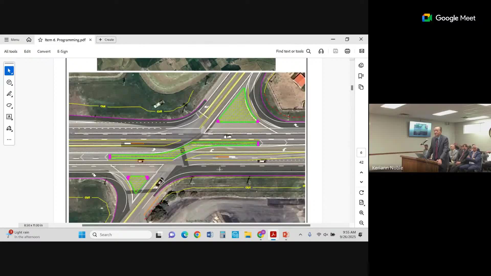 Community Voices Concerns on New Road Configuration During Public Meeting