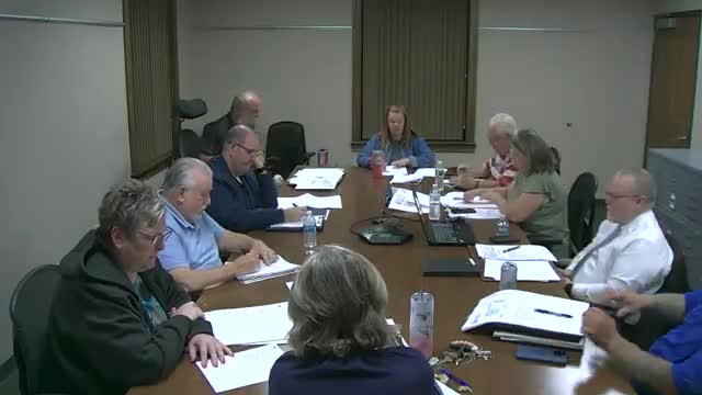 Council reviews standard township-road agreement form for annexations to avoid repeated negotiations