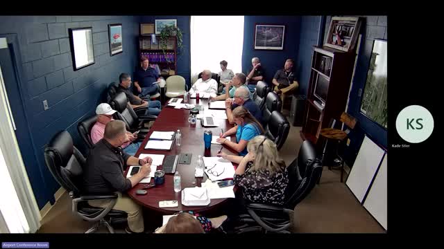 Airport staff report progress on waterline, ALP, tower benefit‑cost work and Shafer project