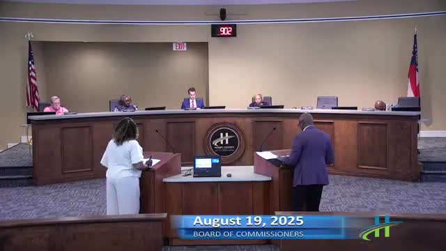 Henry County holds second millage hearing as officials defend 15.733 proposed rate