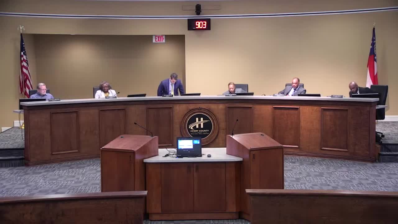 Henry County opens first 2025 millage public hearing; tax commissioner reviews exemptions, digest delays and audits