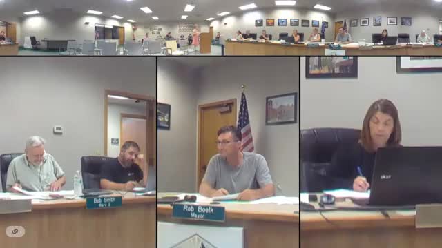 Resident outlines volunteer disaster-relief group’s services during public comment