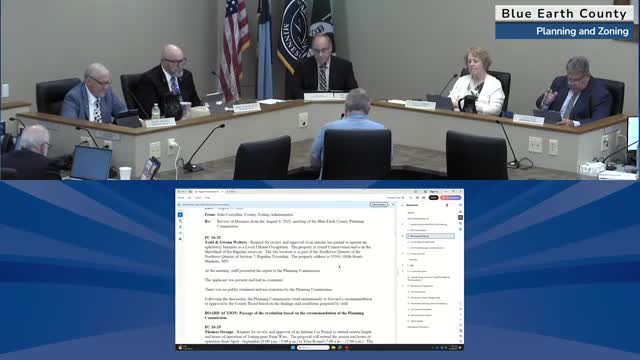 Board approves multiple planning and zoning items: home-occupation upholstery shop, year-round paint-war hours, plat and winery rules