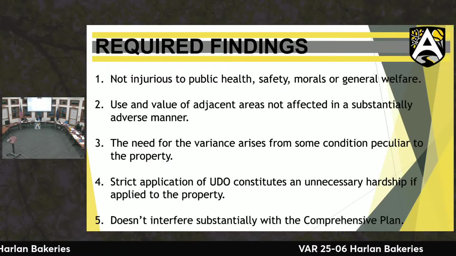 Avon BZA clears Harland Bakeries expansion; allows loading docks that face U.S. 36 despite overlay rule
