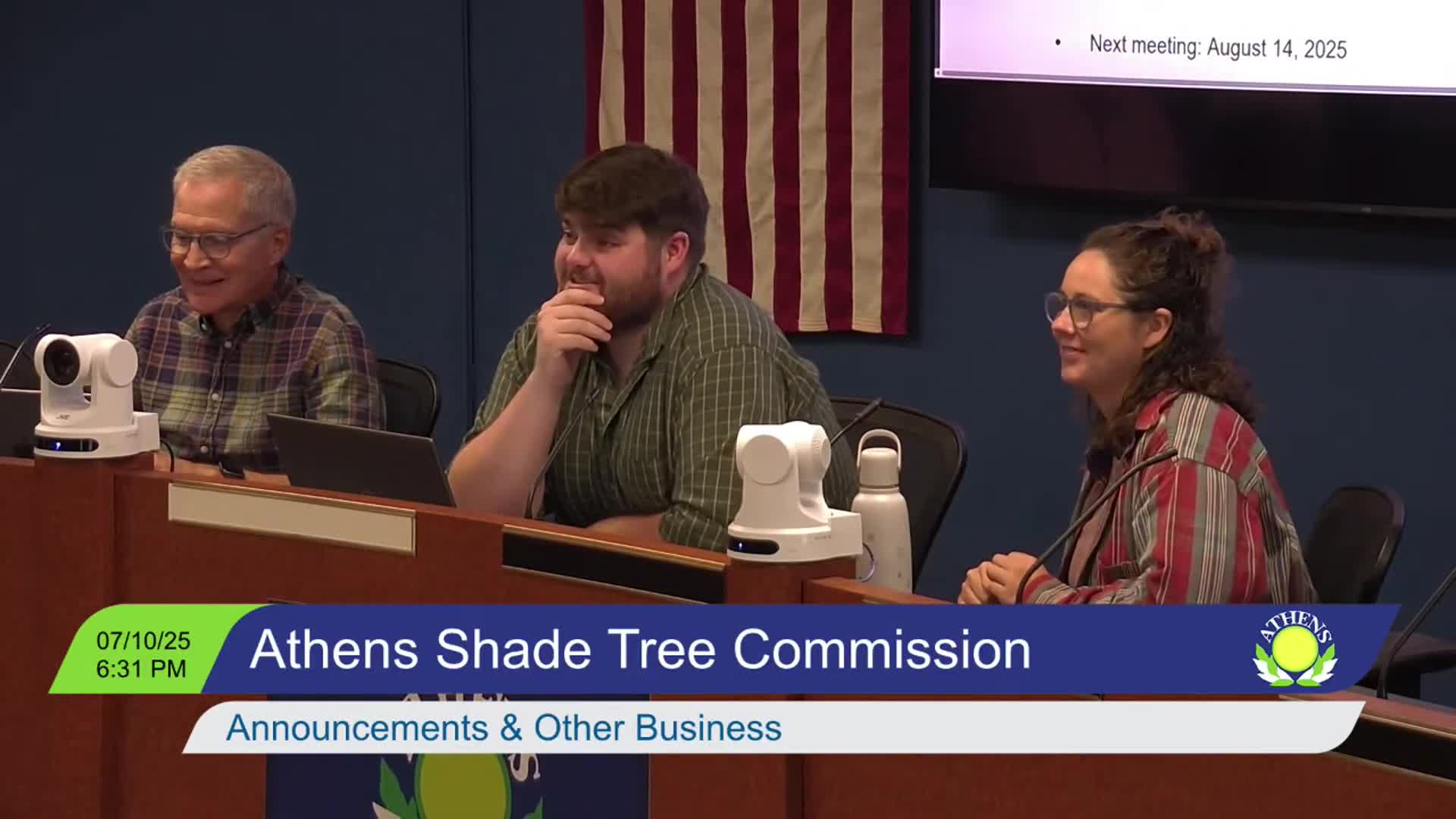 Resident requests right‑of‑way tree plantings at Coventry Lane; commission defers pending site visit