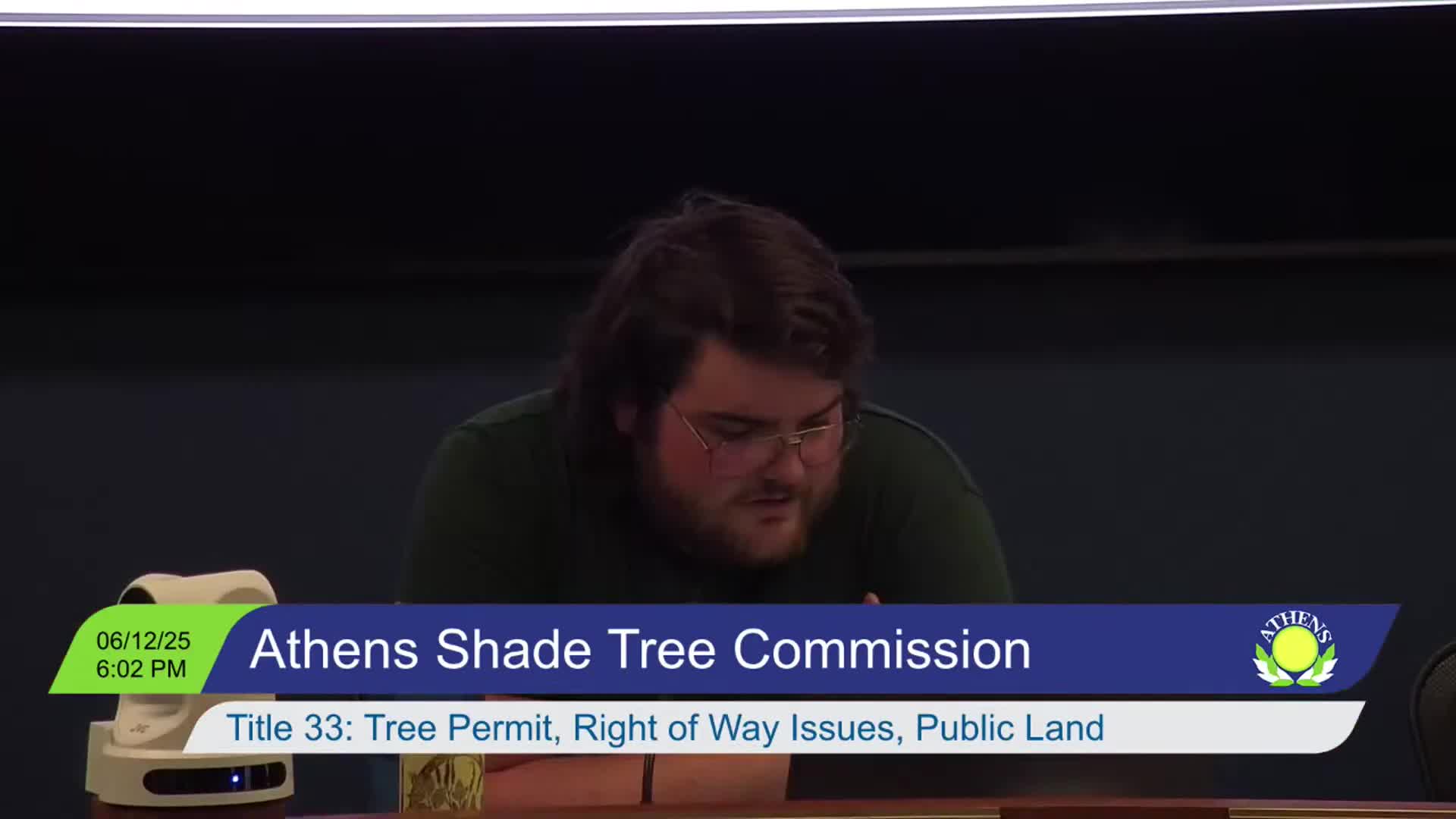 Athens Shade Tree Commission to follow up on right-of-way tree requests, sidewalk conflicts and dead pine