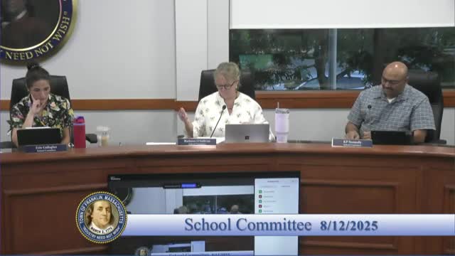 School committee accepts $167,555.47 from dissolved Franklin Education Foundation for in‑house enrichment