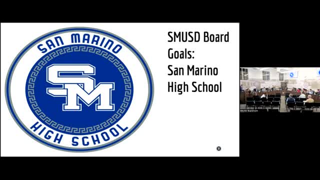 San Marino High outlines safety, academics and new internships in 2025–26 goals