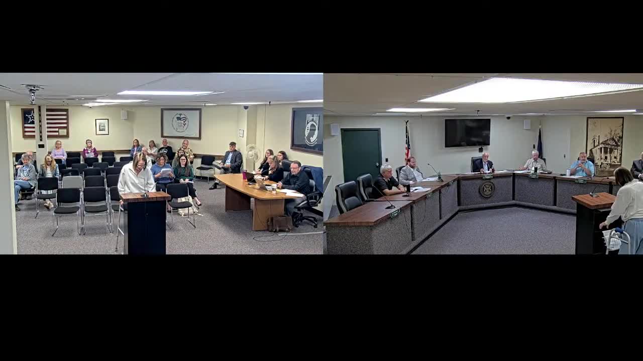 Residents ask board to press Lapeer District Library trustee to resign over Axline Tax involvement; commissioners note limits to county authority