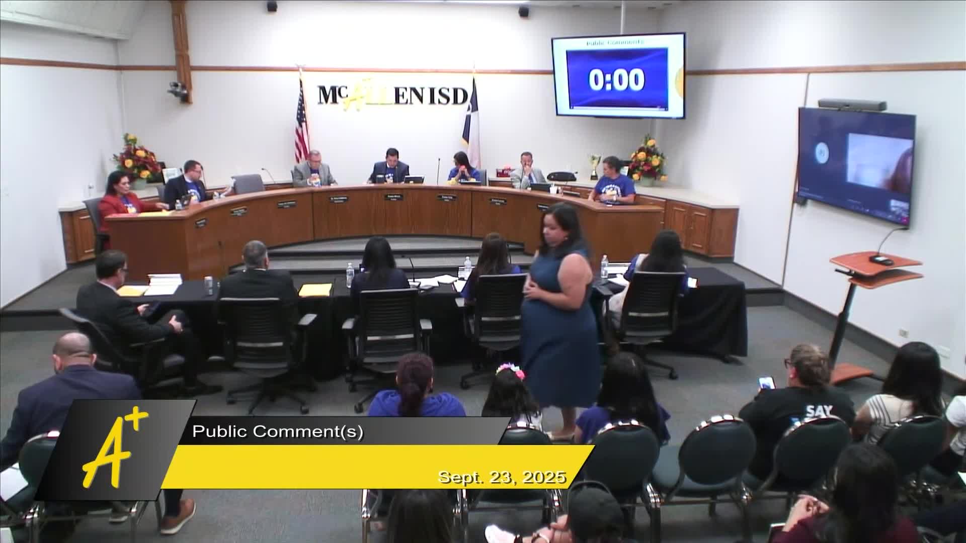 McAllen ISD Holds Public Hearing on Proposed 2025 Tax Rate Changes